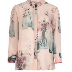 Ted Baker Water Bottle Print Top size 5